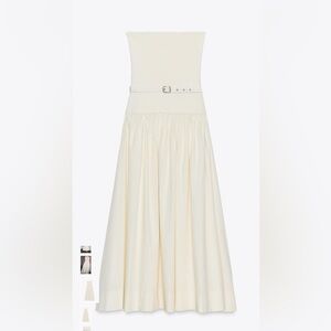 Zara Strapless Midi Dress